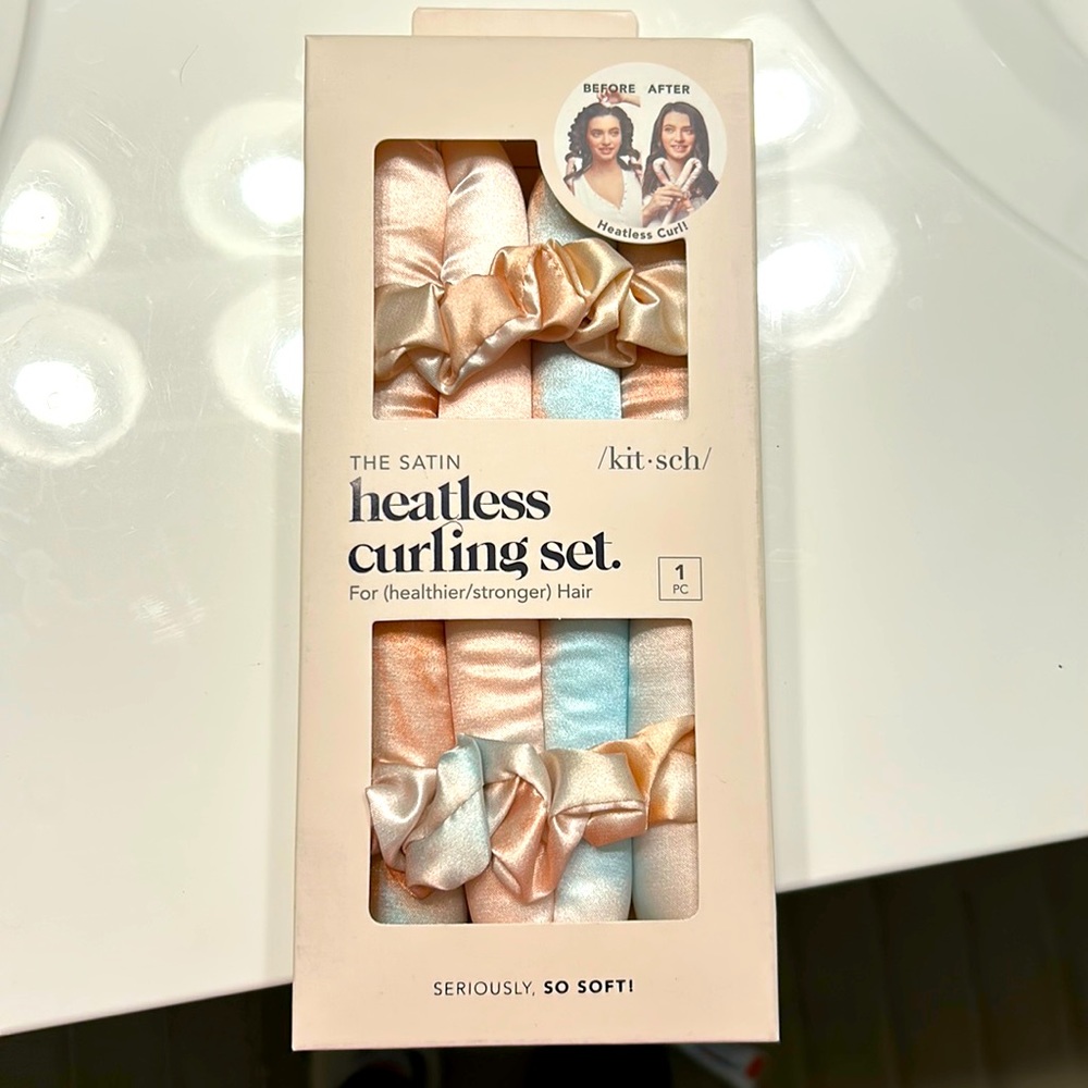 KitschSatin Heatless Hair Curling Set